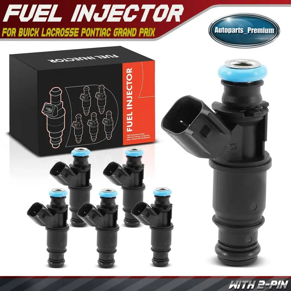 

6x Fuel Injector for Buick LaCrosse Allure Lucerne Pontiac Grand Prix V6 3.8L