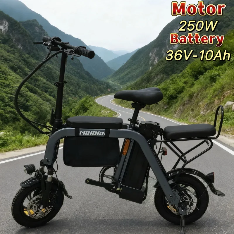 

2025 New Fashionable MINI Electric Bike Foldable Adult Urban Commuting Bike 250W Brushless Motor 36V 10ah Lithium Battery E-Bike