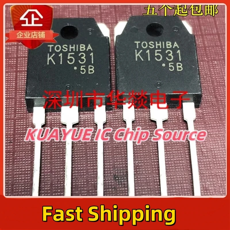 10PCS-30PCS  K1531  2SK1531   TO-3P  500V  15A   Quality Fast Shipping  In Stock