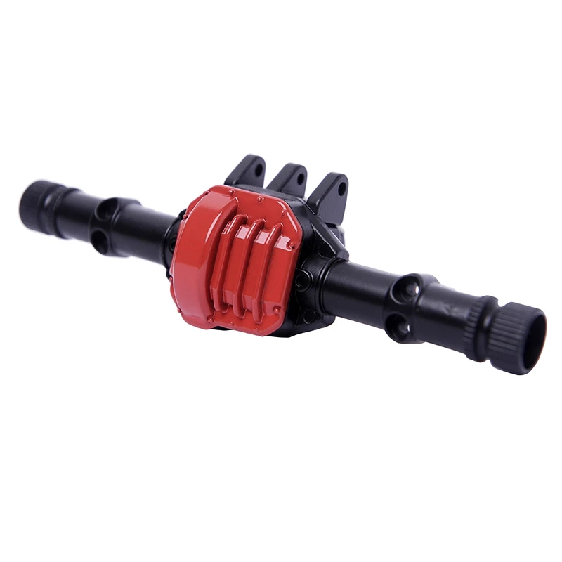ABME New 1/10 Scale RC Car Alloy Front & Rear Axle Housing Case for SCX10 II 90046/90047 RC Crawler Car Black