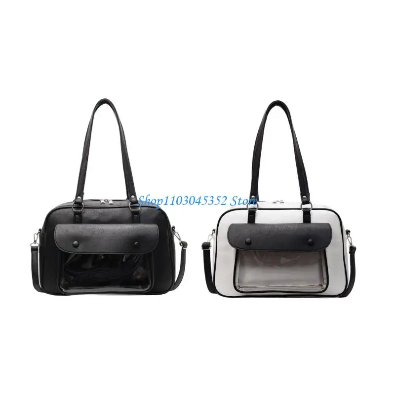 

Contemporary Crossbody Handbag For Daily Essential Practical PU Underarm Purse Spacious Interior Easy Access