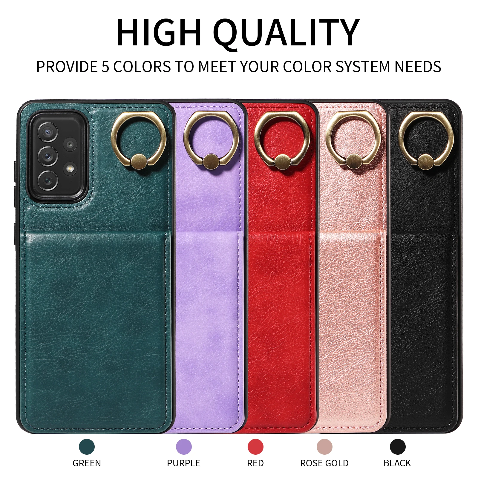 

A-series Phone CaseSamsung A32/33/34/35 A52/53/54/55 A72/73 Leather Phone Case Scratch Resistant And Scratch Resistant