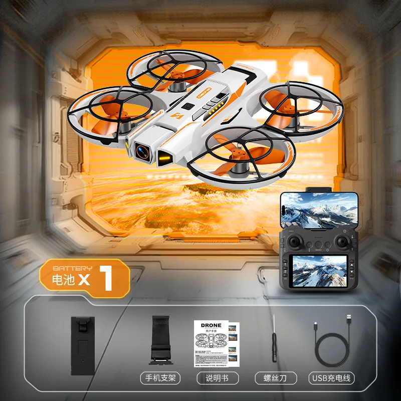 A21 대형 화면 항공 드론, 브러시리스 쿼드콥터, 어린이 장난감, 낙하 방지 및 충돌 방지 원격 조종 비행기