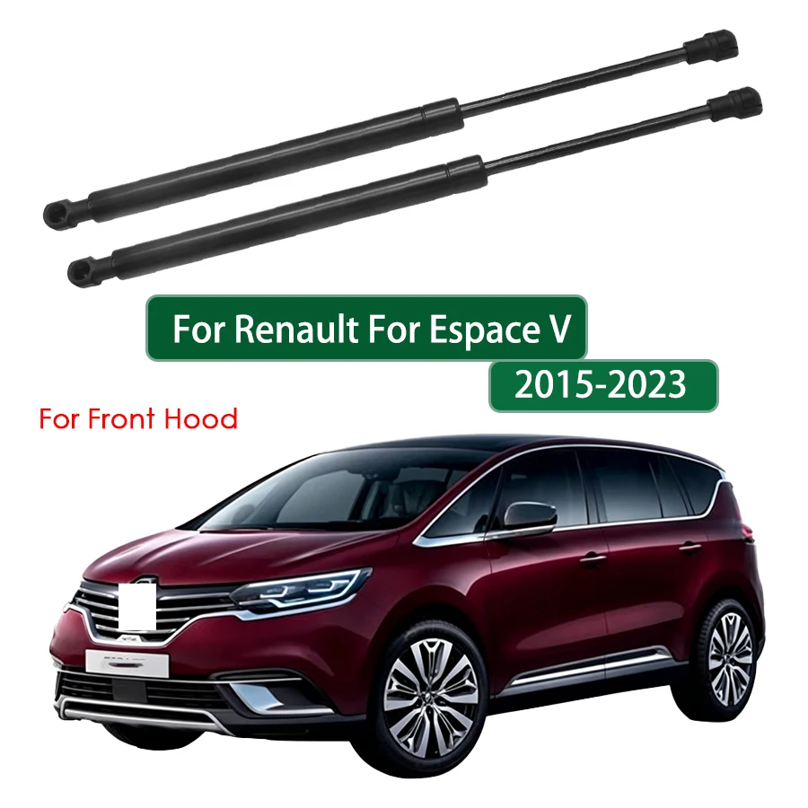 2pcs Front Bonnet Gas Springs for Renault Espace V 2020-2015-2023 1.6 1.8 2.0 654702253R