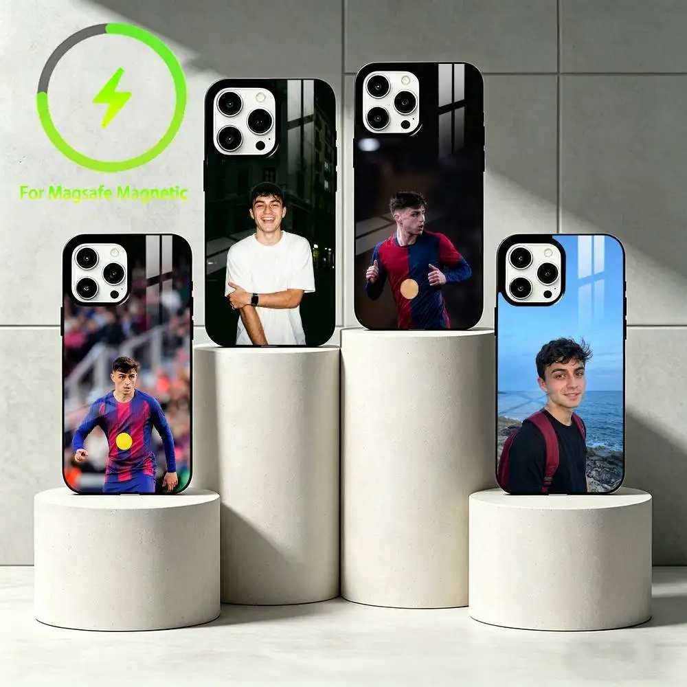 

F-football barcelona pedri Phone Case For iPhone 17,16,15,14,13,12,Plus,Pro,Max For Magnetic Wireless Charge