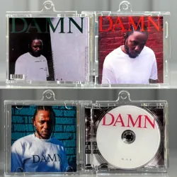 재생 노래 Damn 앨범 NFC 키 체인, 켄드릭 라마 미니 음악 CD 키 링, 코스프레 목걸이, 아크릴 펜던트, DIY 액세서리 선물