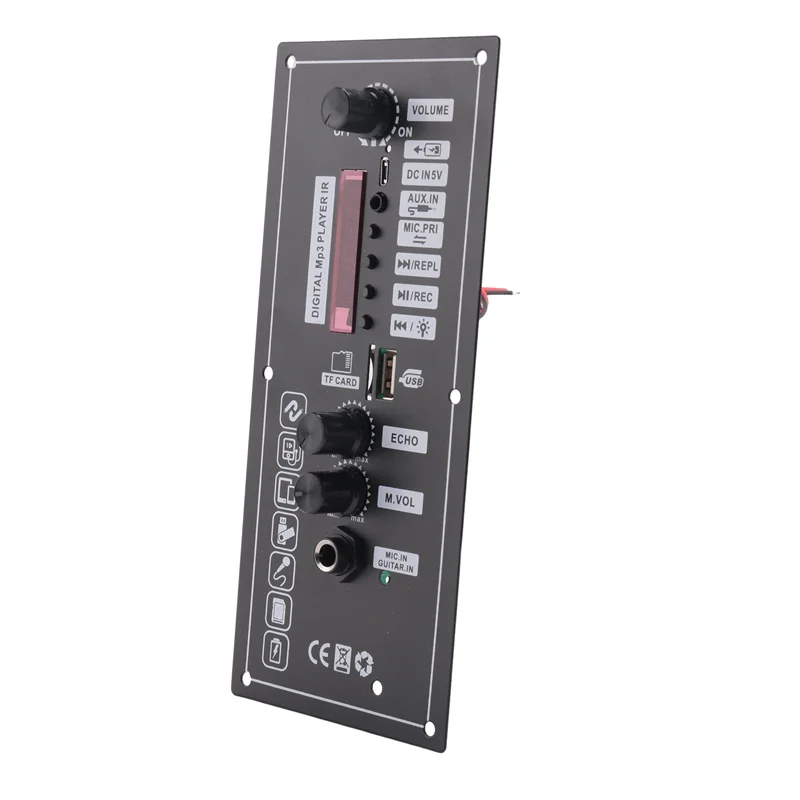 Amplificatore per auto con prestazioni stabili Amplificatori audio Bluetooth per auto con controllo degli alti e dei bassi Ricarica della batteria al litio da 3,7 V