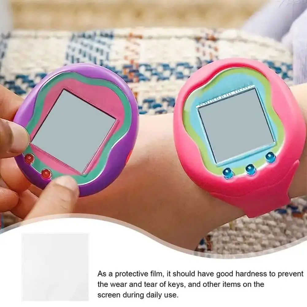 Fall Prevention Silicone Protective Sleeve Solid with Buckle Silicone Cover Case Waterproof Replacement for Tamagotchi G4C0