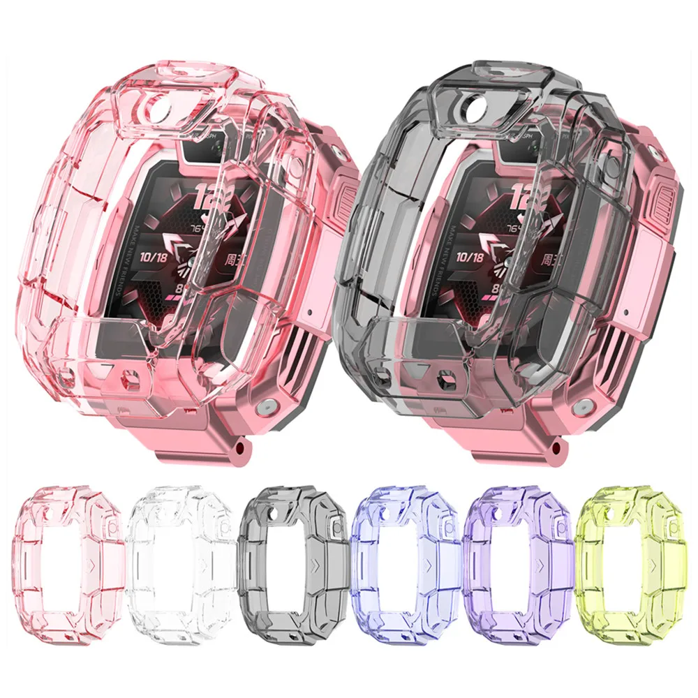 Защитный чехол для детских часов Huawei 5Pro, мягкие чехлы из ТПУ, полуобложка, защитный чехол, бампер, аксессуары для часов