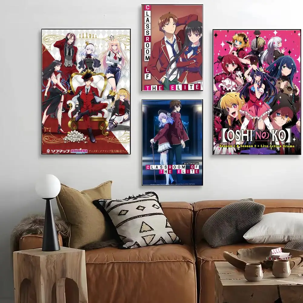 Anime Classroom of the Elite Poster HD Decorative Wall Art for Living Room Bedroom Café Stylish Home Décor Gift