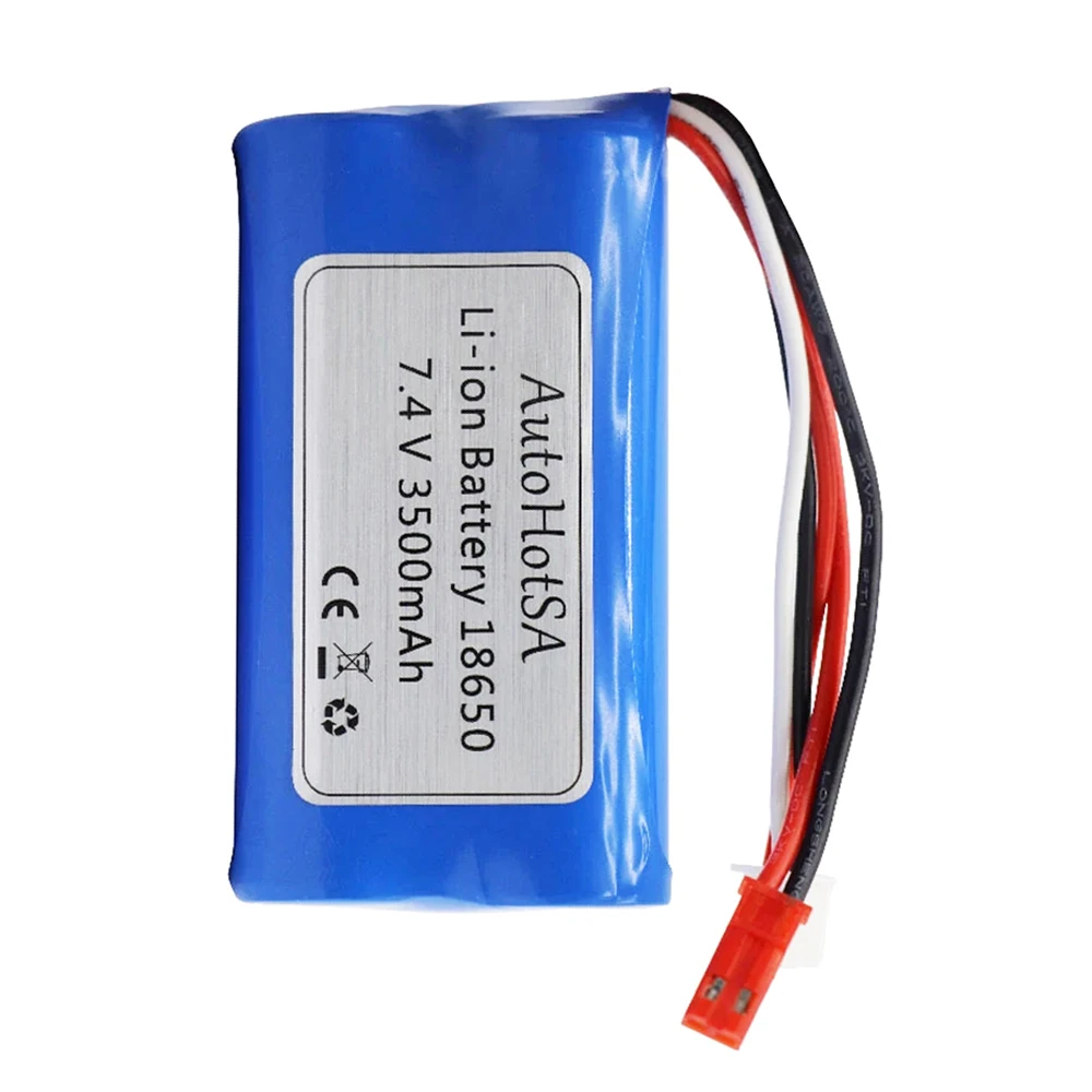 7.4V 3500mAh 2S 18650 lipo battery JST PLUG For Remote Control helicopter Car Boats Toys parts upgrade 7.4V Li-po battery