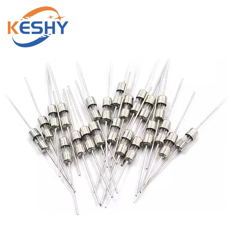 20Pcs/lot 3.6*10 3*10 4*11 Glass fuse Fast Slow blow 250V 0.5A 1A 2A 3A 3.15A 4A 5A 6.3A 10A 15A with legs F/T type 3.6x10 3x10