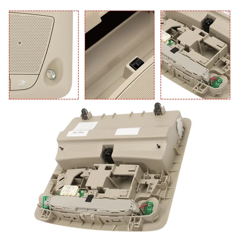

A09E-Interior Dome Light Top Reading Light 26430-C990D For Nissan Altima Sentra Teana Bluebird SYLPHY X-TRAIL 2013-2018