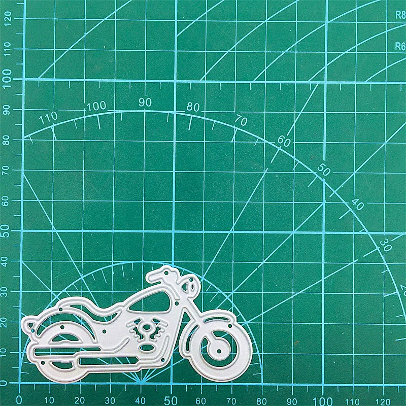 Metal Cutting Dies Scrapbook Motorcycle Shape Design Decoration DIY Paper Cutting Dies Scrapbooking Plastic Embossing Folder