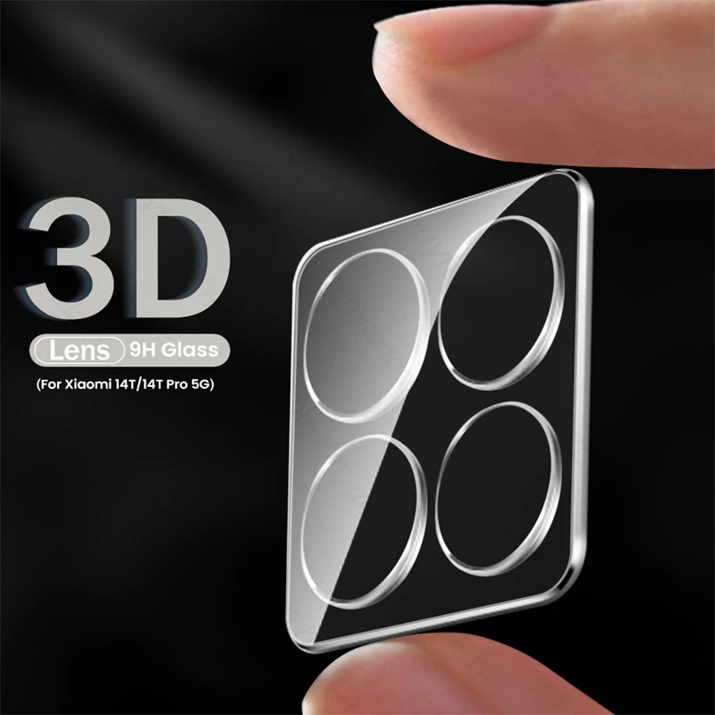 3D Curved Tempered Glass Camera Protector for Xiaomi 14T Pro 5G Case HD Clear Lens Cover Xiomi Xaomi Xiami Mi14T Mi 14 T T14 Pro