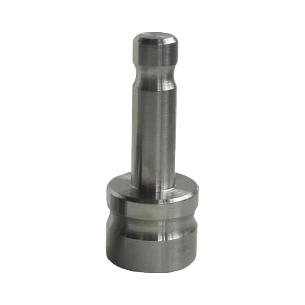 Stainless Steel Measuring Tool Adapter Compatible with Total Stations Prisms Centering Rods Levels for Accurate Setup