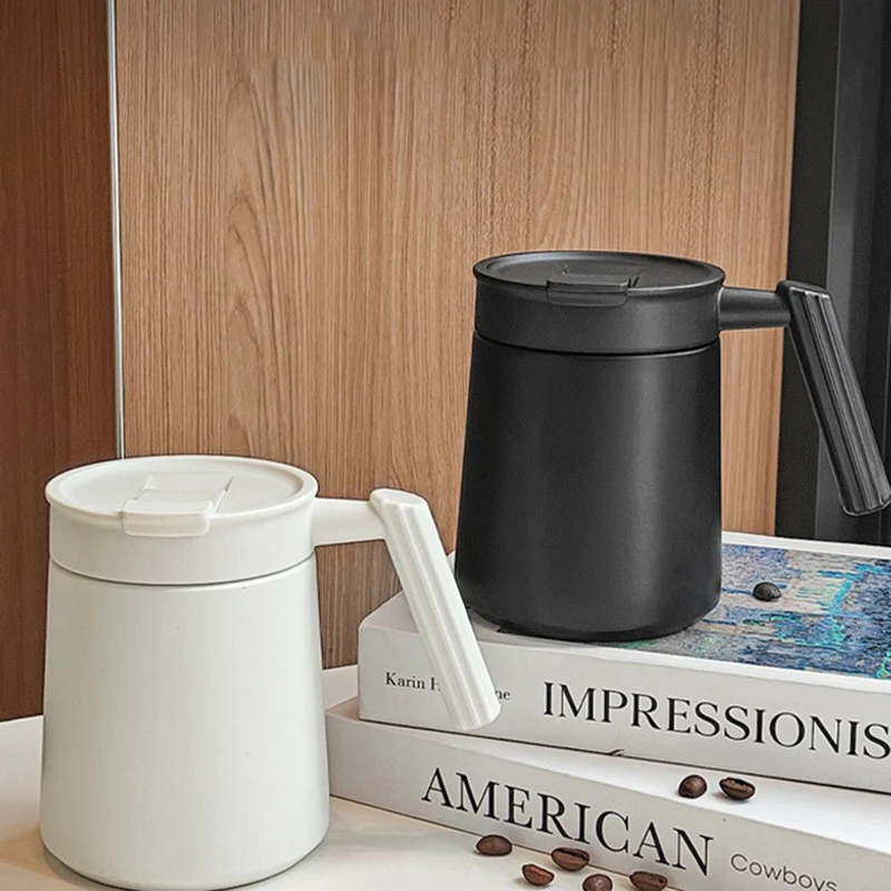 

316 Stainless Steel Thermocup - Insulated Coffee Mug with Sip Lid, Office Travel Mug, Leakproof Handle, Hot Cold Retention