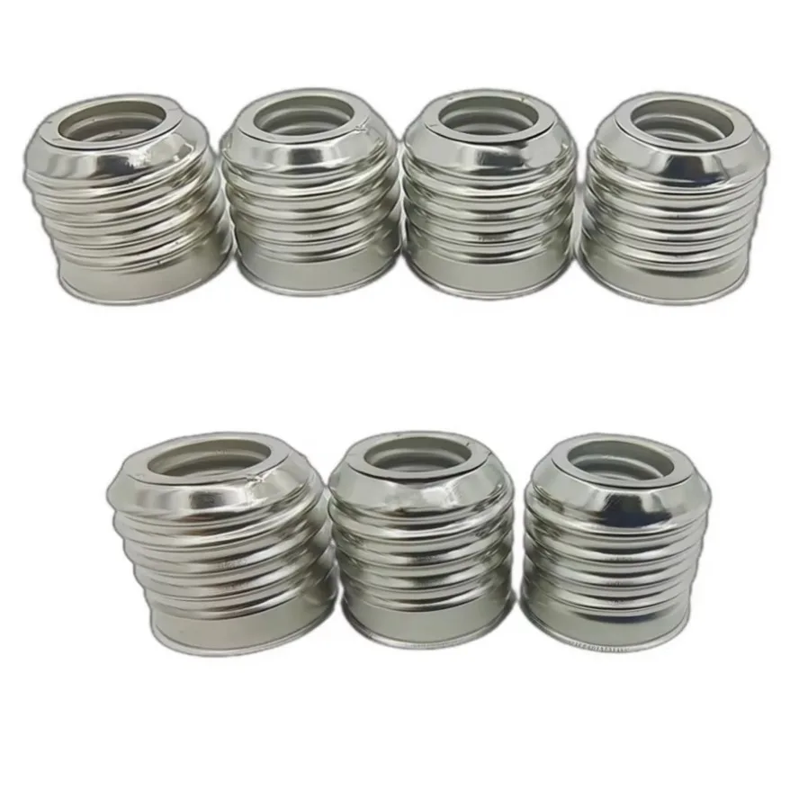 10 * E27 إلى E14 حامل مصباح الحديد محول مقاوم للحريق المقبس قاعدة محول 220 فولت ضوء لمبة محول تحويل الإضاءة الملحقات