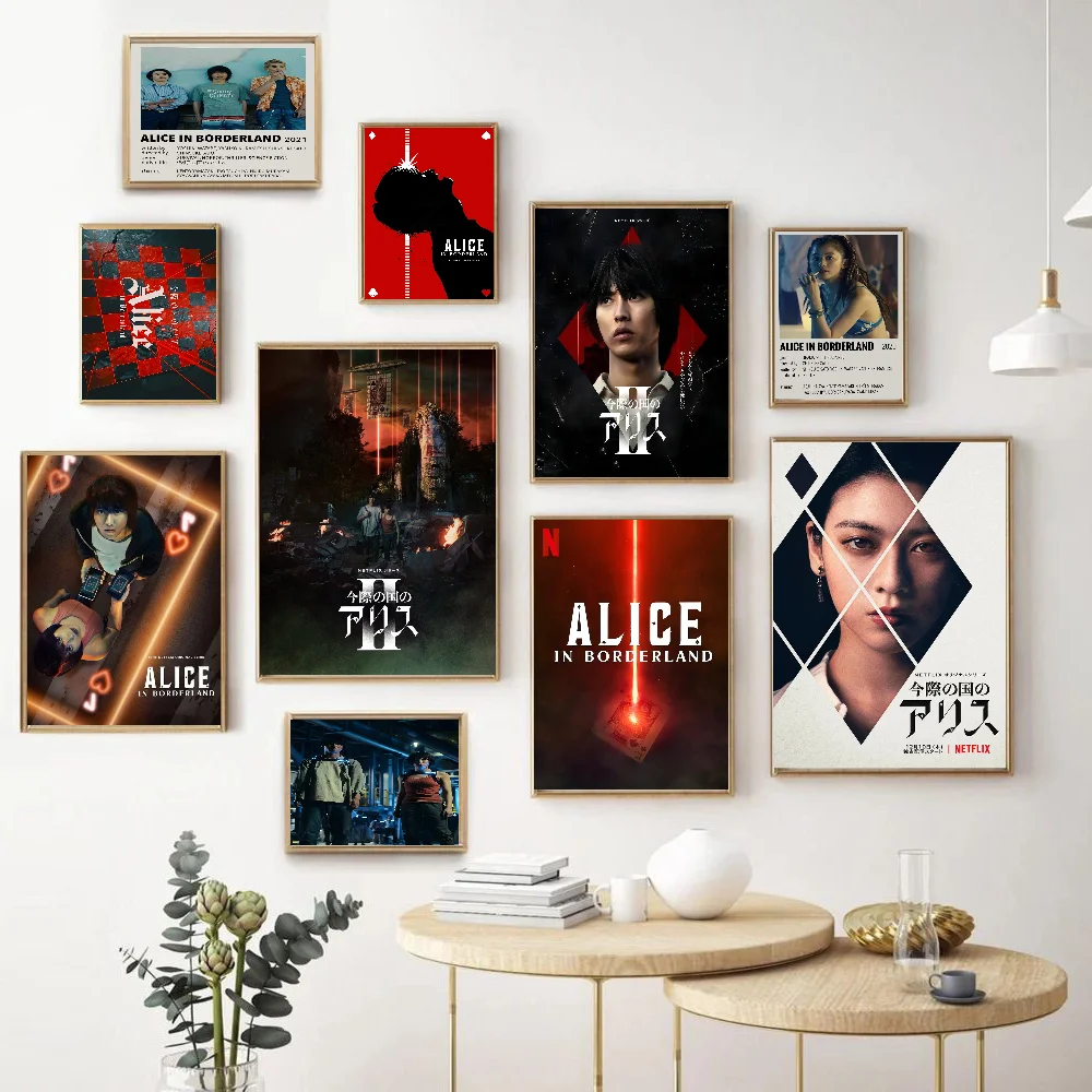 Alice In Borderland Season 1 2 Classic Vintage Posters HD Quality Wall Art Retro Posters For Home Room Wall Decor