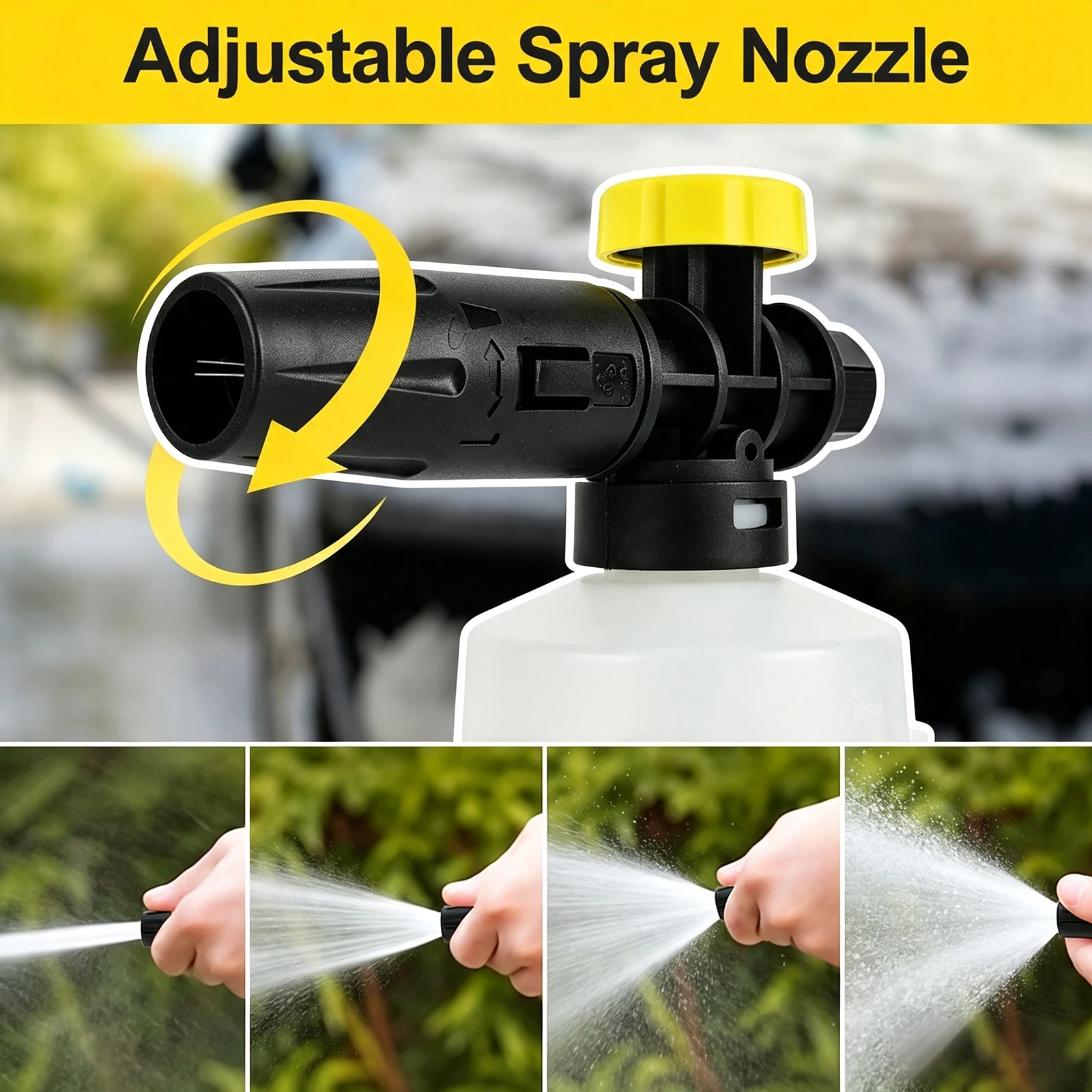 Pressure Washer 750ML Snow Foa - огляд і ціна Bear Spray Clip