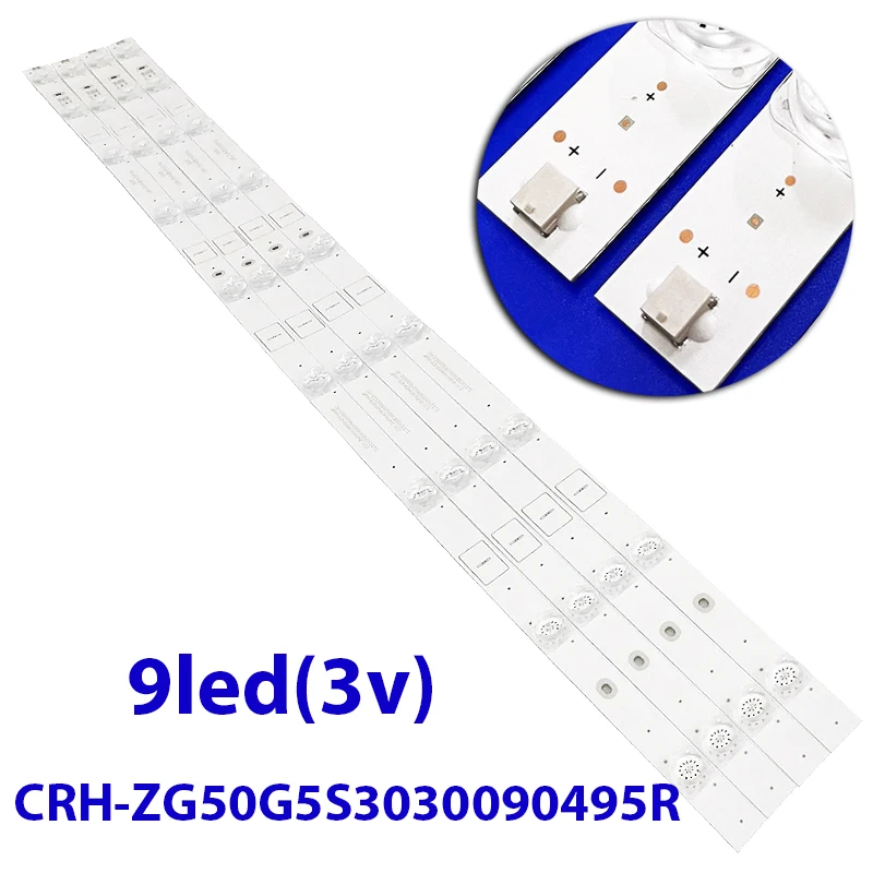 Светодиодная лента для Onn 100005396 100005396-H CRH-ZG50G5S3030090495RREV1.0 LB-C500-G5S-U-P-9-14-X1 50F6100 (P)