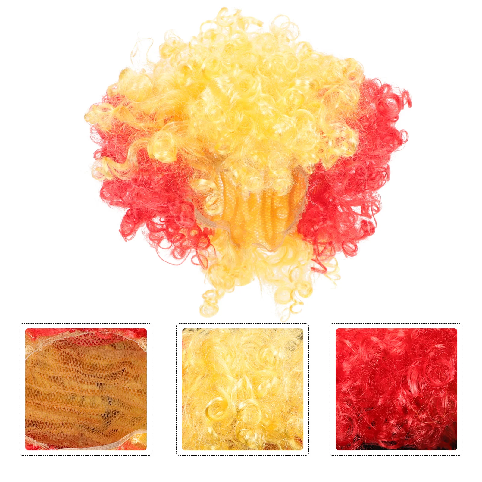 

1pc Explosion Head Portable Funny Fake Hair For Party Carnival Wear-Resistant Clown Hair Costume Accessory Multi-Function