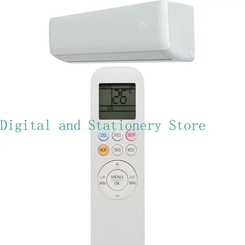 

Y1UB Remote Controller LCD Remote Control for Aux YKR-T/011E Conditioner