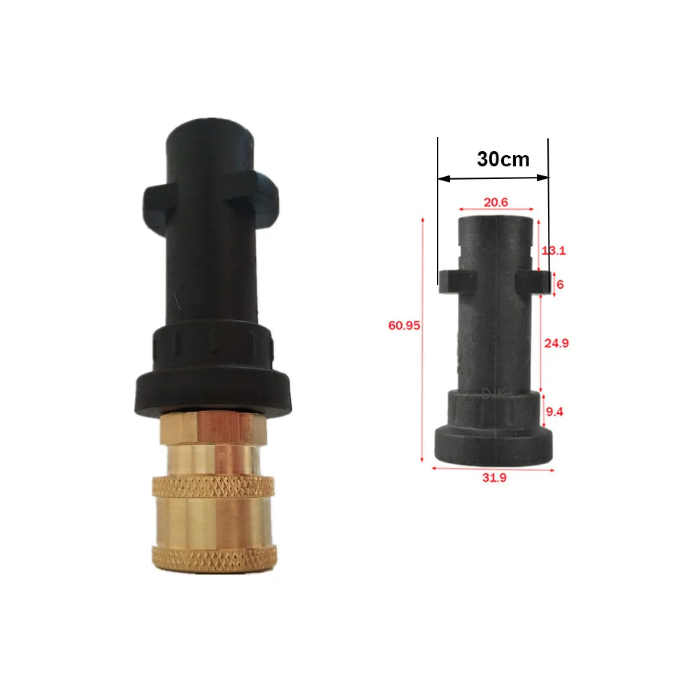 5In1 High Pressure Washer Nozzle Rotating 0/15/25/40/65 Degree 1/4