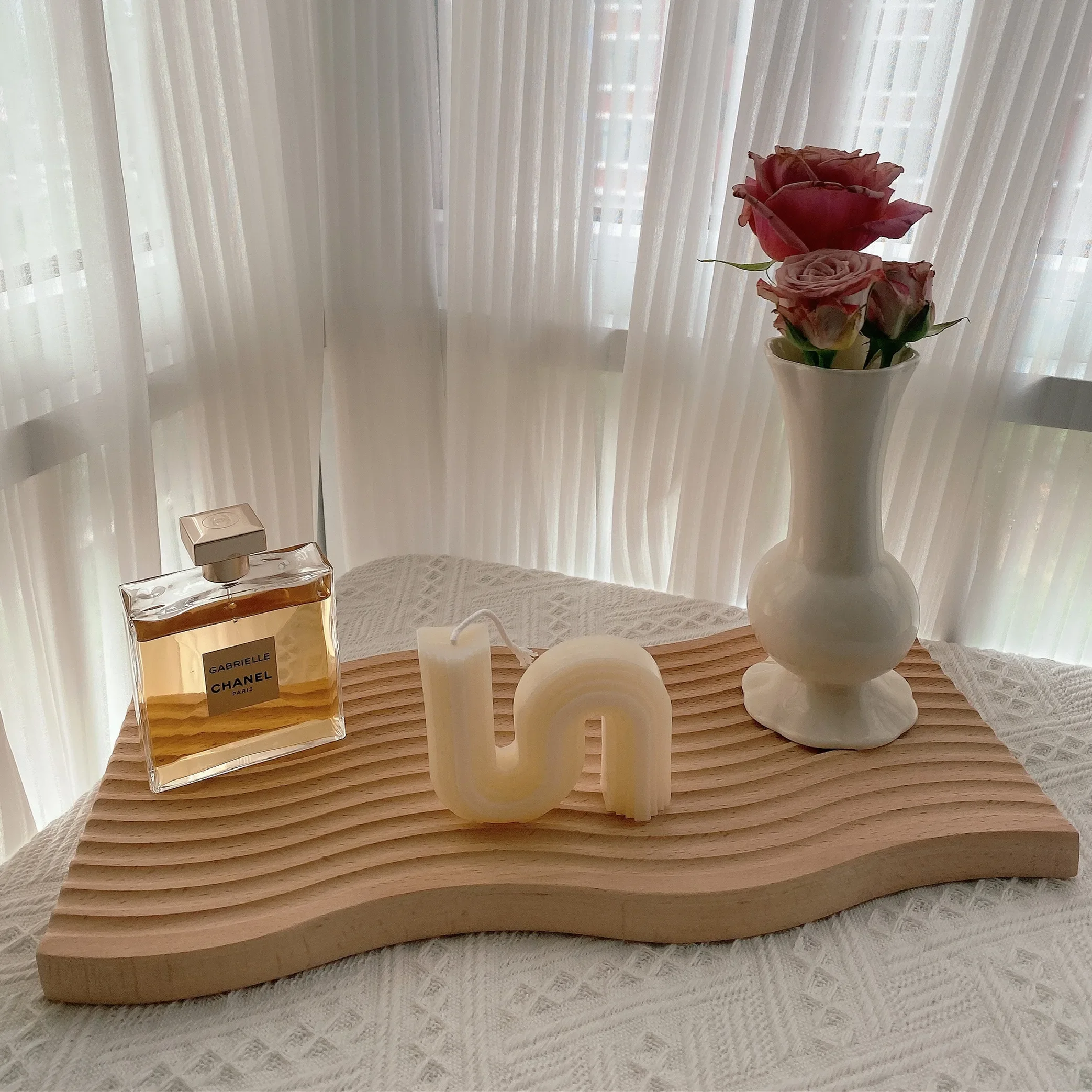 Japanese Wooden Tray Decorations for Storing Modern, Simple, and High-end Entrance Tea Table Decorations - Image 2