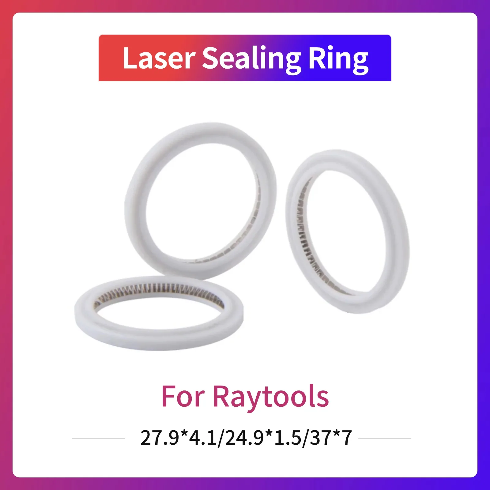 Уплотнительное кольцо для лазерной головки Raytools 24,9x1,5 27,9x4,1 37x7, уплотнительное кольцо шайбы для Raytools BT210/BT240S/BM109/BM114