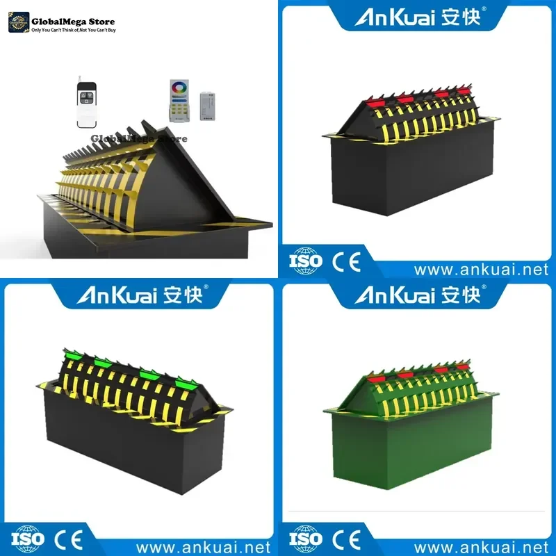 ANKUAI Road Hydraulic Anti-Crash Electric Tire Killer Automatic Hydraulic Road With Traffic Spike System