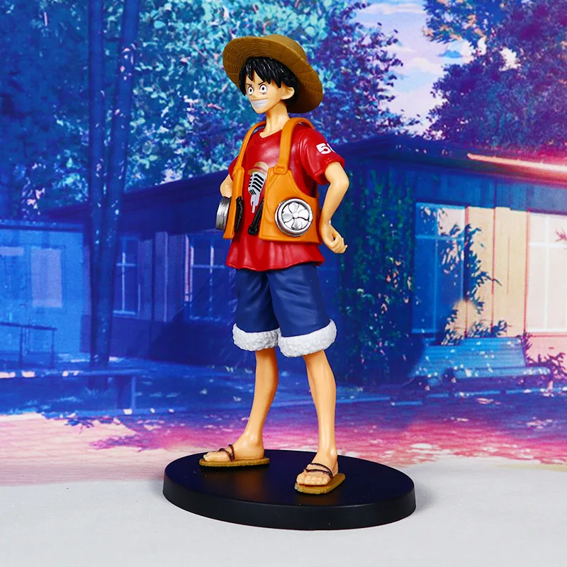 One PieceยืนPose Luffyอะนิเมะ-ตกแต่งรถสะสมรูปปั้นของขวัญสําหรับแฟนๆเดสก์ท็อปเครื่องประดับตกแต่งของเล่น