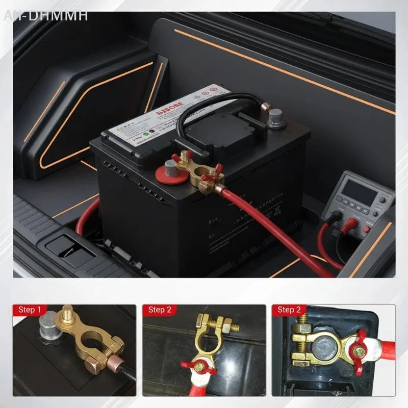 Battery Terminal Clamps Quick Release Brass - ZLinKJ مجموعة واحدة من مشابك وموصلات
