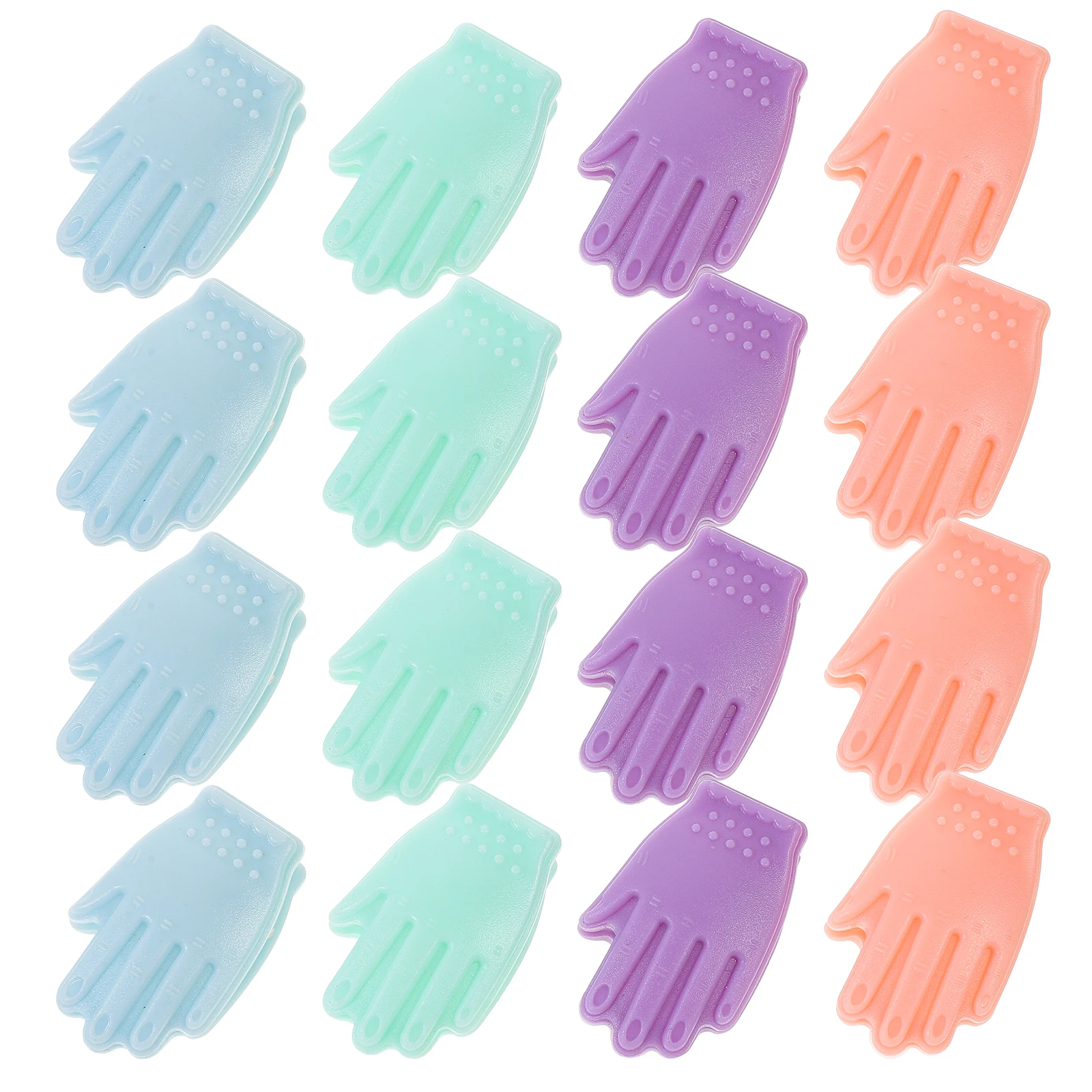 

16pcs Cartoon Binder Strong Hold Plastic Paper Clips For Office Home Document Organization File Clips Assortment Large Medium