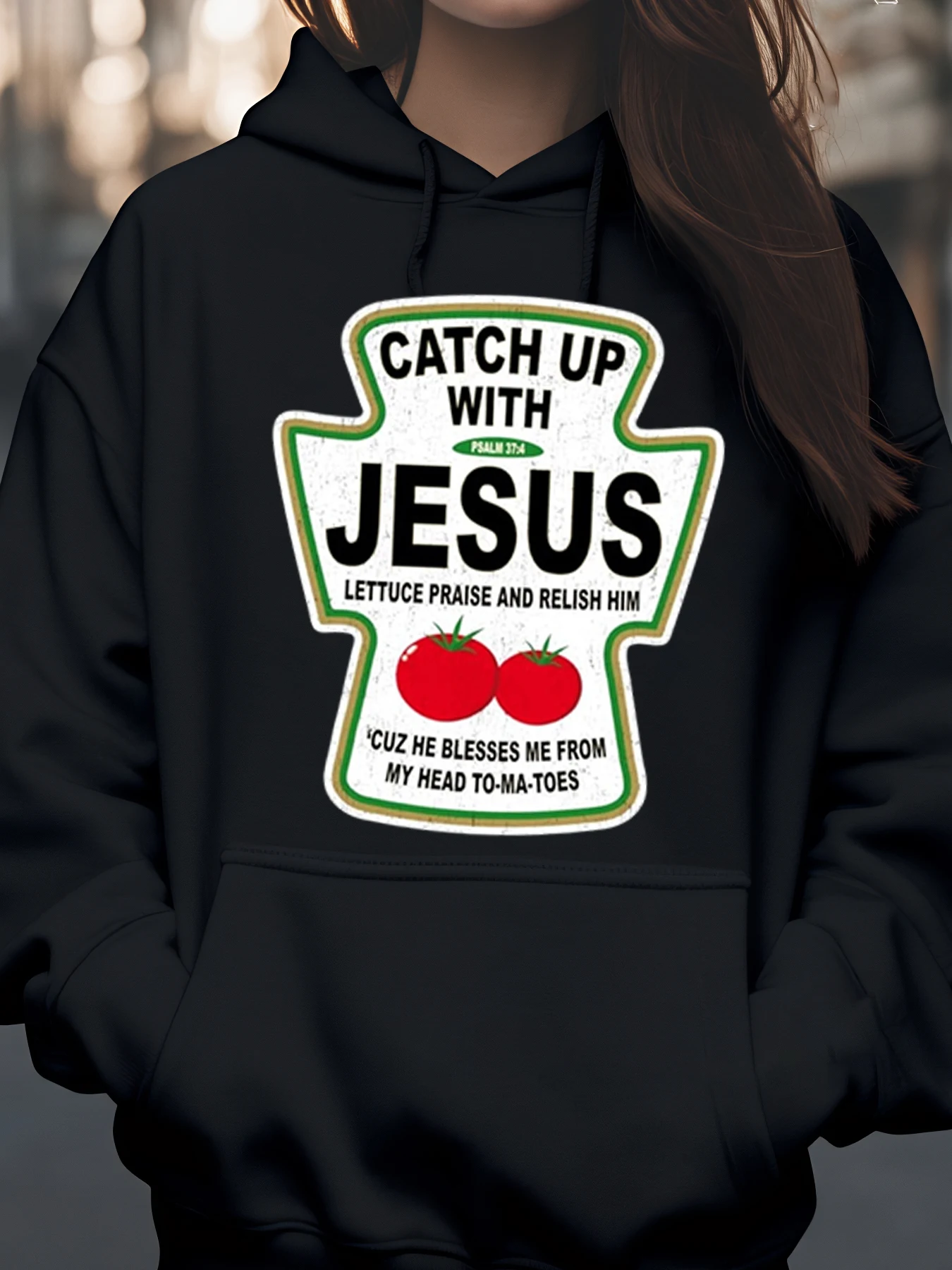 

Толстовка с капюшоном «Поймай и рельешь его» в салатке Иисуса, христианский подарок для церковной одежды для женщин и мужчин