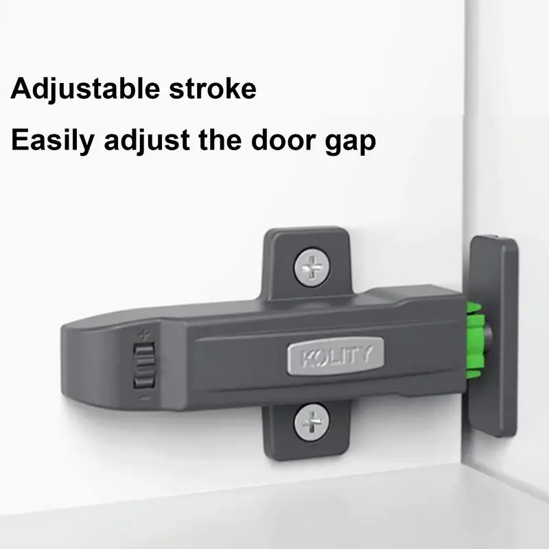 Automatic Pop-up Cabinet Lock Automatic Heavy Duty Cabinet Door Lock Smooth Opening and Closing Door Catch Closer for Wardrobe