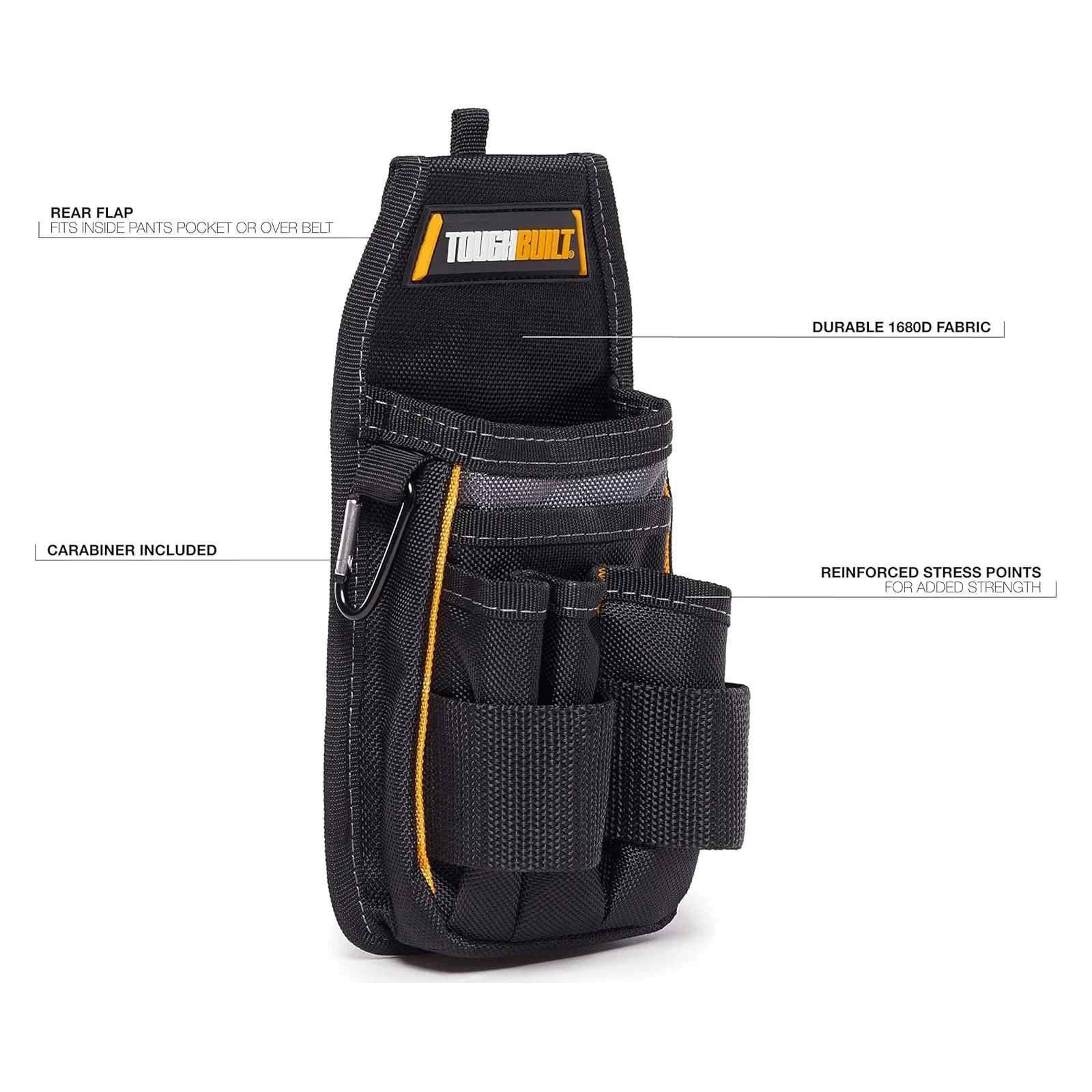 TOUGHBUILT TB-222 Multi-tool Belt Pouch Outdoor Portable Hiking Buckle Multifunctional Waist Pack