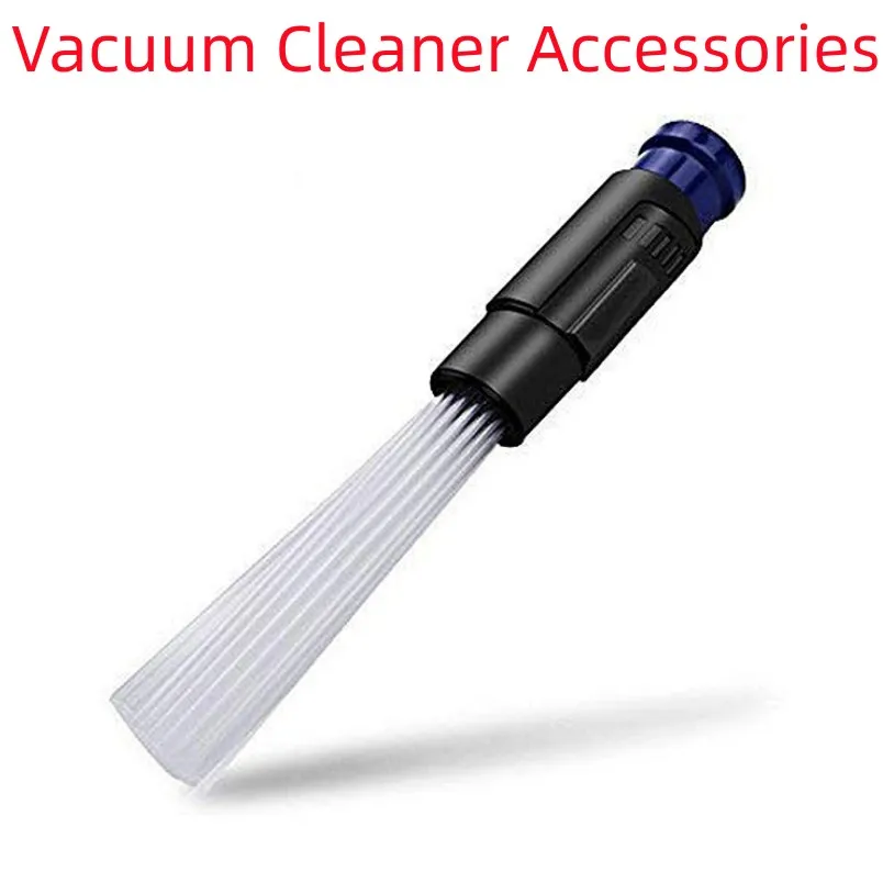 

Universal Vacuum Attachment Dust Daddy Small Suction Brush Tubes Cleaner Remover Tool Cleaning Brush for Air Vents Keyboards