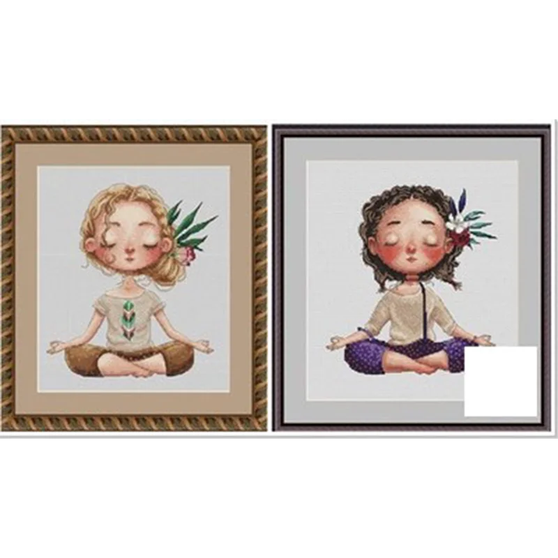 

7302 Cross Stitch Sets Cross Stitch Paintings 14ct 18ct Stich Cross Stitch Kit Embroidery Needle Arts & Craft Complete Kit Hobby