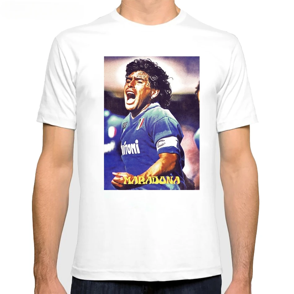 Commemorate The Great Legend Diego Armando Maradona T-shirts Men Fashion Casual Classic O-Neck Top Tees