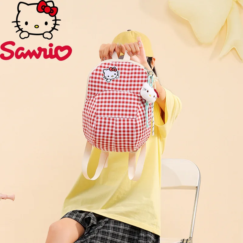 Hello Kitty Backpack 2025 New Outdoor Travel Leisure Bag Women's Four Seasons Universal Commuter Light Handbag