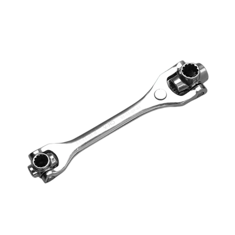 

Multipurpose Socket Wrench Tool Configuration 360°Swivel Head Ergonomic Grip Car Home Maintenance Hand Tool