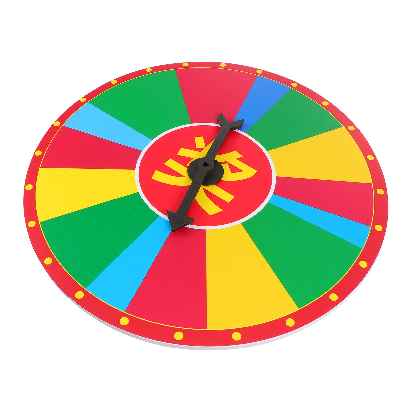 Prize Wheel Hanging Draw Wheel For Parties Carnivals Trade Shows Game Activities Durable Rotary Game Prop Teaching Activities