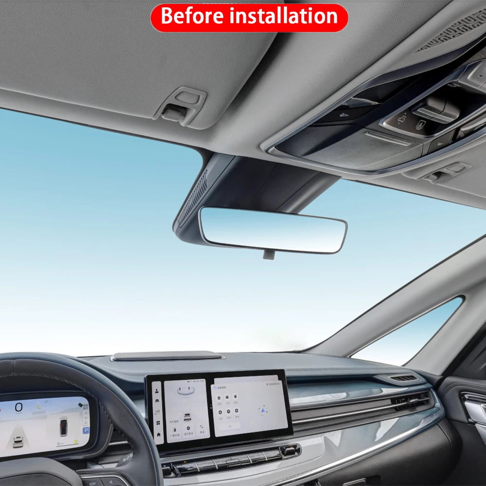 for Geely Jiaji L Maple 80V L Livan 8 Aletra L8 EV 4K 2160P Dash Cam Front Rear Car Camera DVR Wifi Plug & Play Video Recorder