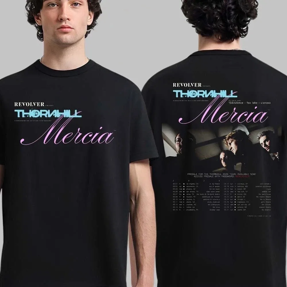 Thornhill 2026 Mercia Tour North America T-Shirt Cotton Unisex PP2855
