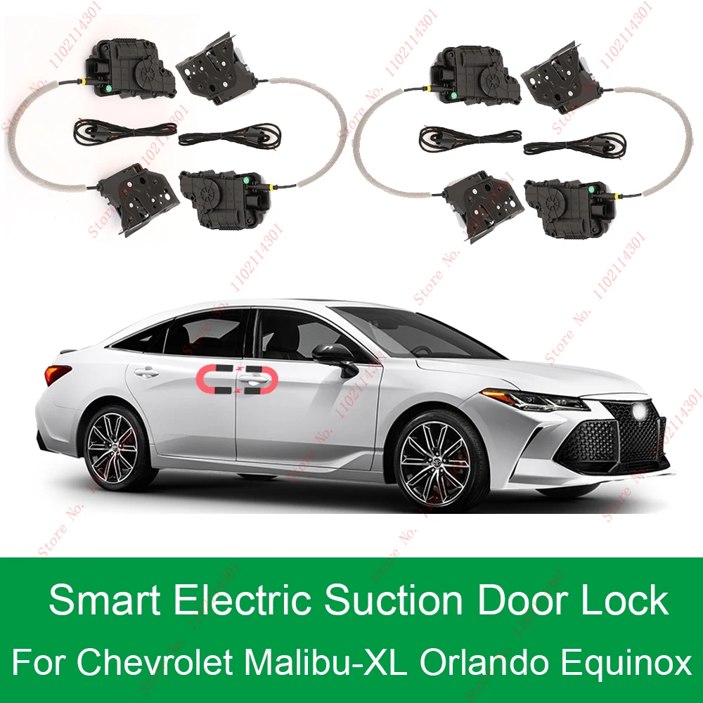 Auto Electric Suction Door Lock for Chevrolet Malibu-XL Orlando Equinox Automatic Soft Close Door Super Silence Vehicle Door