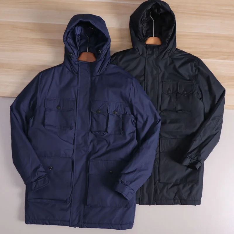 

Men's Winter Thiened Warm Mid-Length Workwear Cotton Jaet M65 Series Wear-Resistant Scratch-Resistant Stand Fit Faio...