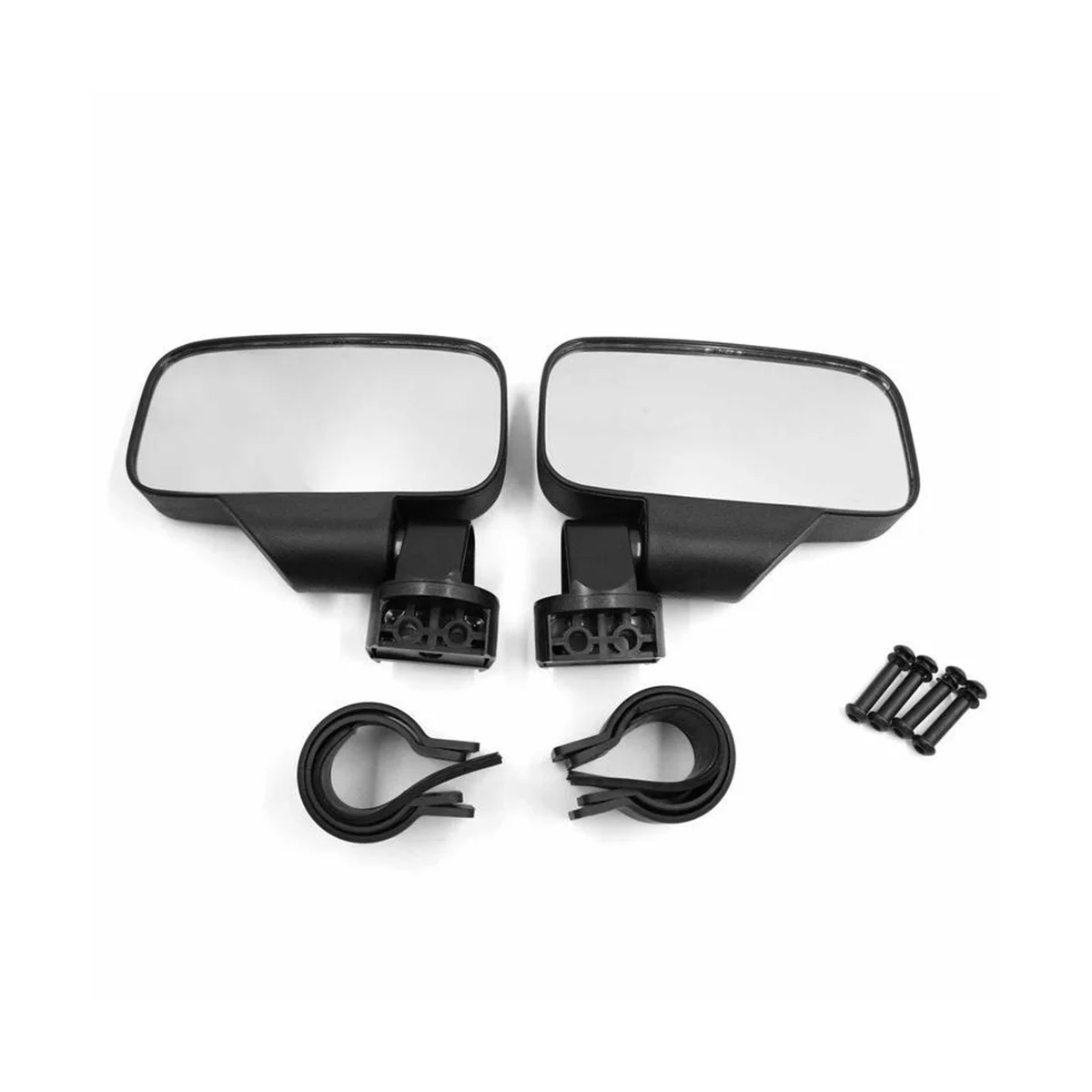 

Suitable for UTV/ATV Side Mirrors Beach Bikes All-Terrain Off-Road Vehicles Conversions Black