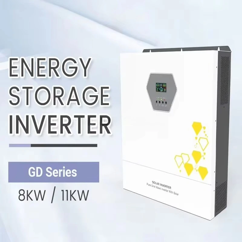 10kW Single Phase Solar Inverter with 24V/220V/230V 50Hz/60hz Dual MPPT AC Photovoltaic Charging 120PV Input 240V Fast Shutdown
