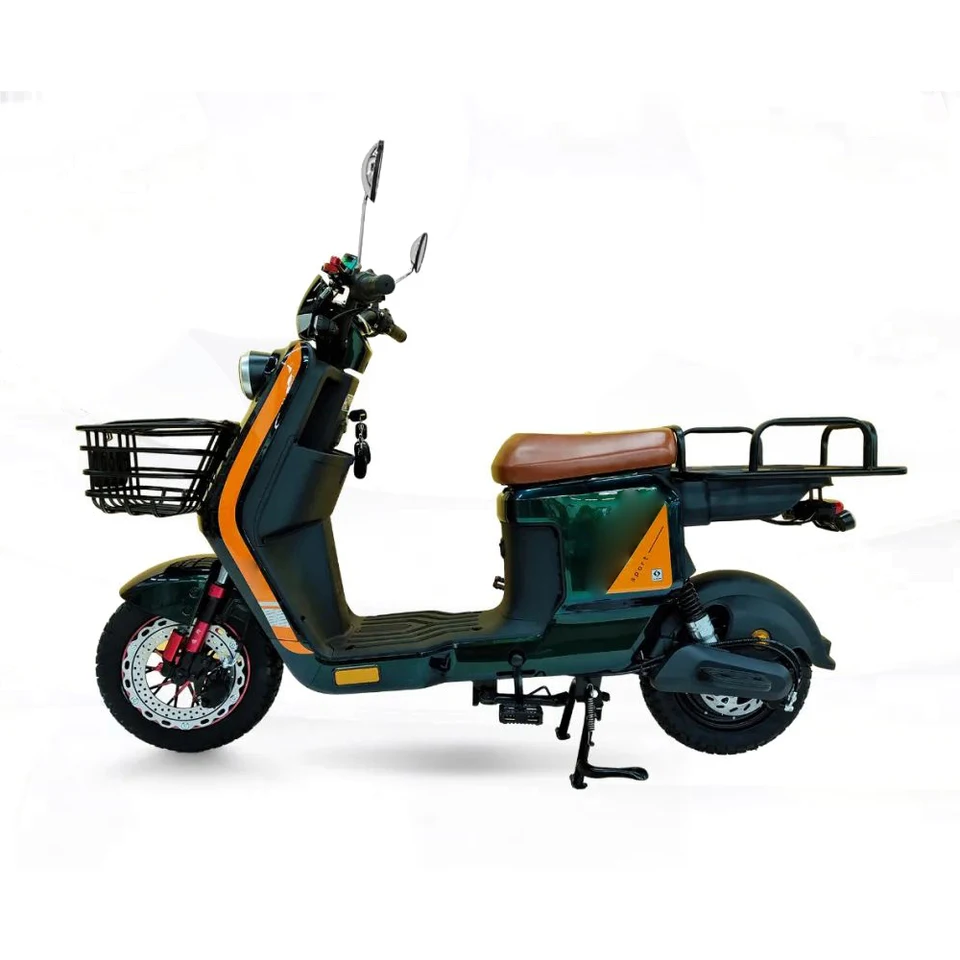 2023 Hot Sale Vintage 1200W City Electric Scooter Fast Cargo Ebike Electric Motor Cycle for Adults image 3